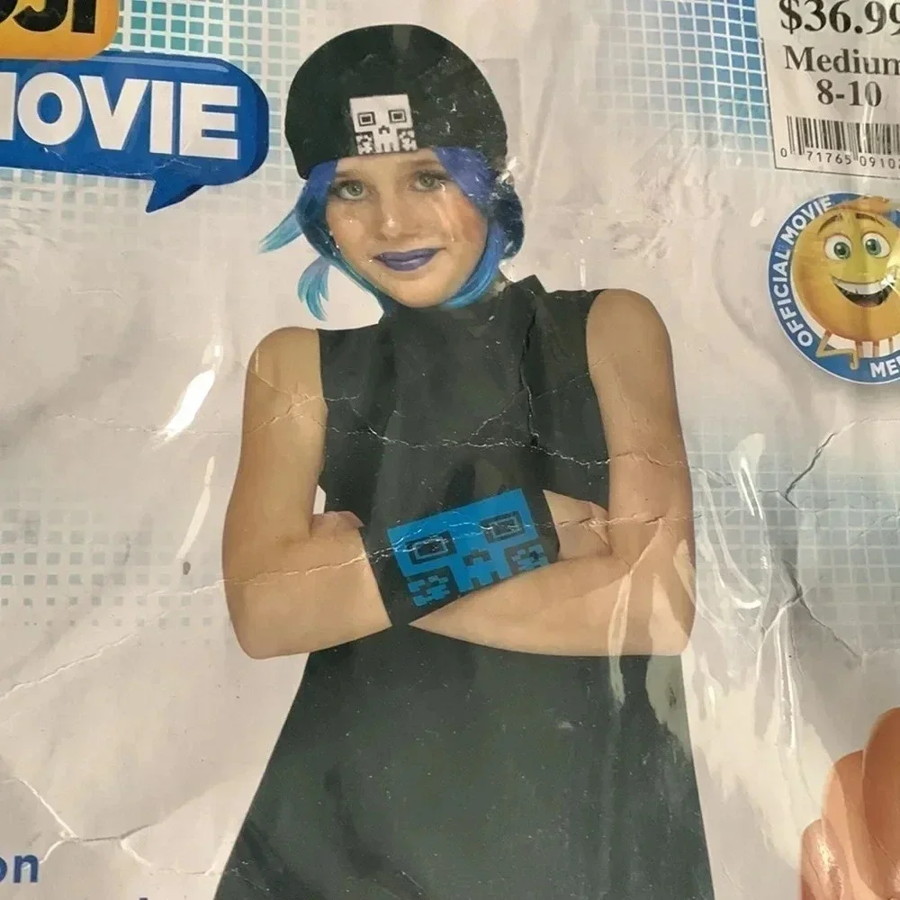The Emoji Movie Jailbreak Halloween Costume Child Medium